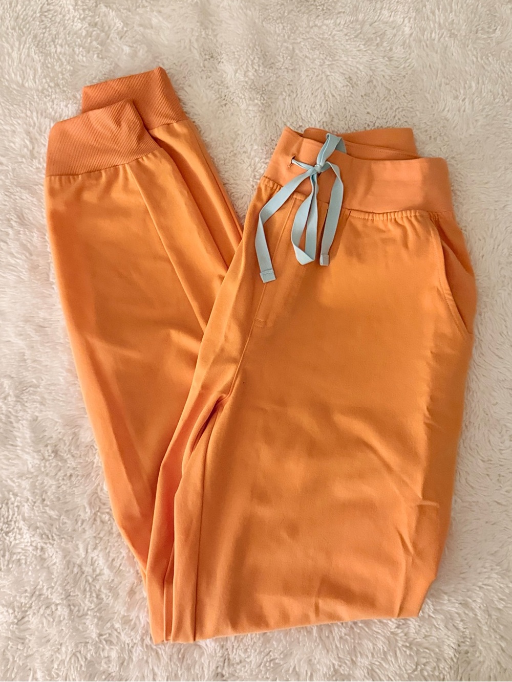 FIGS Shaka Orange High Waisted Zamora Jogger Scrub Pants Women’s S/T